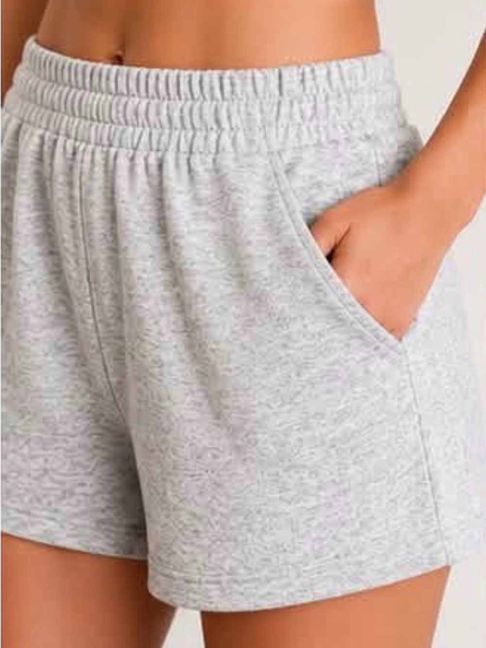 Zenana Ultra Soft Heather Gray Lounge Shorts
Size Small